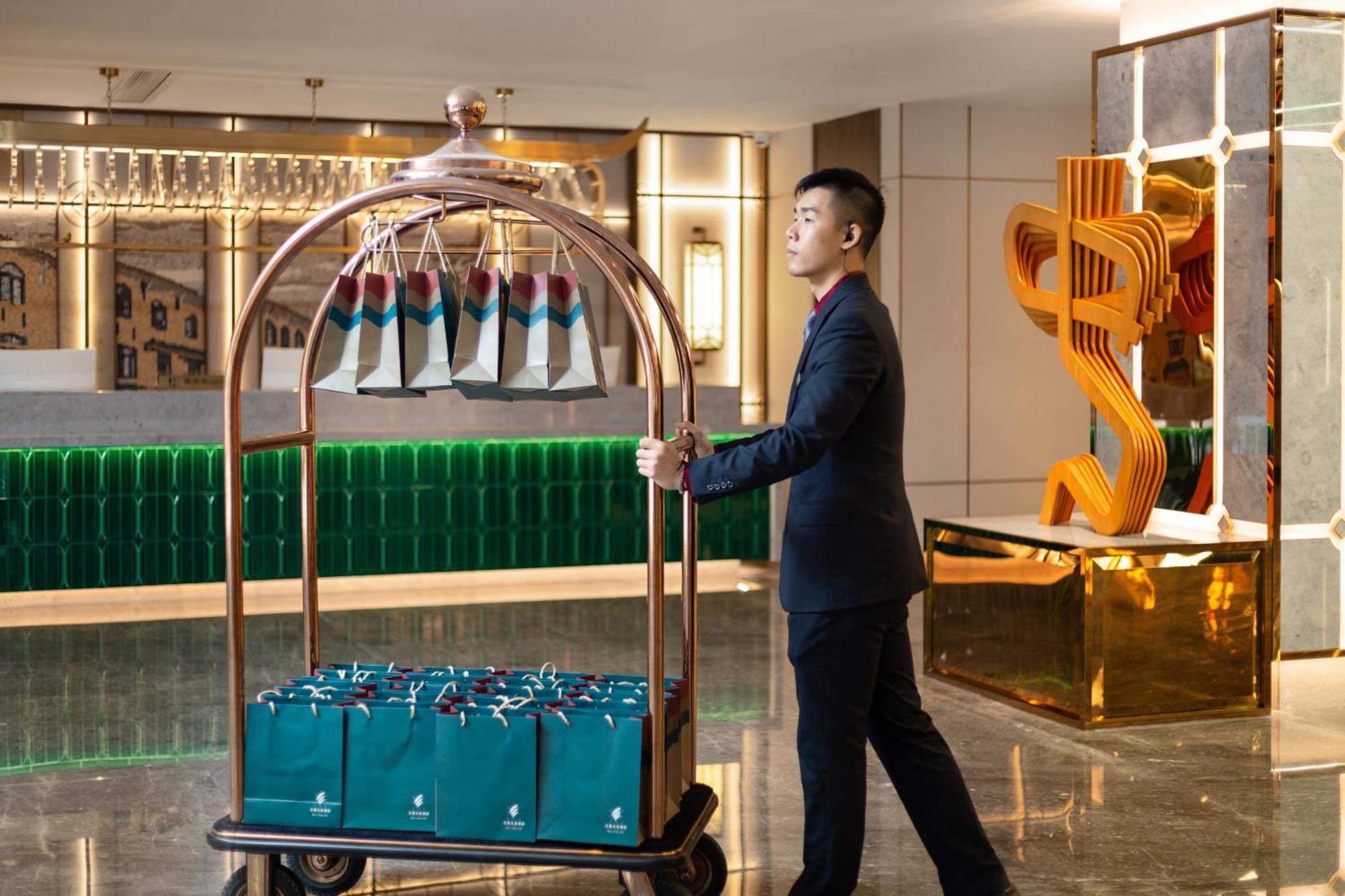 Guangzhou Wogo Yuanbao Hotel-Zhujiang New Town-Free Canton Fair Shuttle Bus & Overseas Buyer Registration Services エクステリア 写真